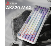 Ajazz AK820 MAX Magnetic switches Purple White RGB - 1536366 - zdjęcie 6
